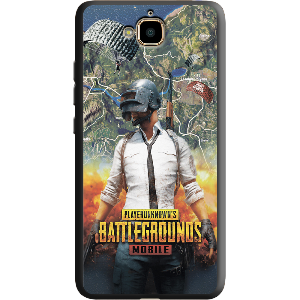 Чехол Boxface Huawei Y6 Pro PUBG Mobile Черный силикон (25518-up2309-38737)