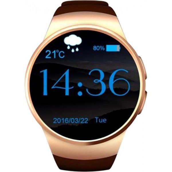 Смарт часы Kingwear KW18 6951 Bluetooth Android iOS Золотой