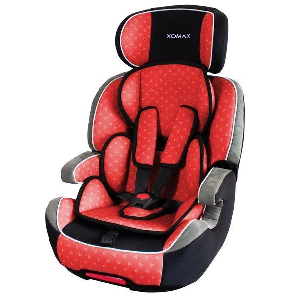 Автокресло XOMAX с ISOFIX группа 1/2/3 до 36 кг до 12 лет Красный - фото 3