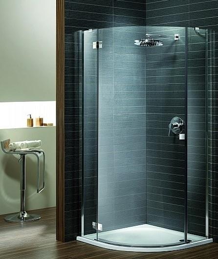 Душевая кабина левая Radaway Almatea PDJ L 90x90 см Стекло графитовое (30602-01-05N)