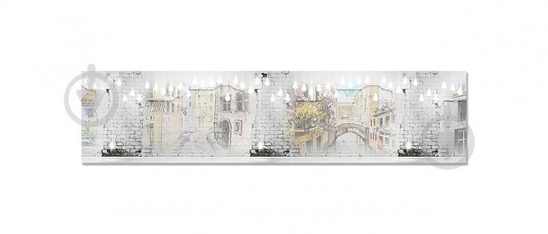 Наклейка вінілова фартух кухонний Zatarga "Фрески Цеглини" 600х2500 мм (Z181320)