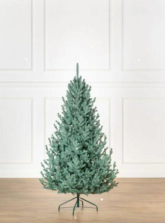 Искусственная елка литая Венская с металлической подставкой 1,80 м Голубой (NYT15127) - фото 1 Искусственная елка литая Венская с металлической подставкой 1,80 м Голубой (NYT15127) - фото 1