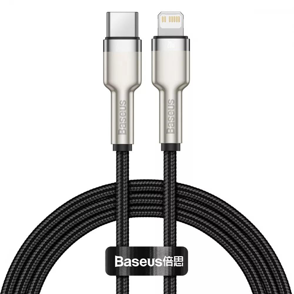 Кабель BASEUS Type-C Lightning CATLJK-A01 PD 20 W 100 см Black (551873)