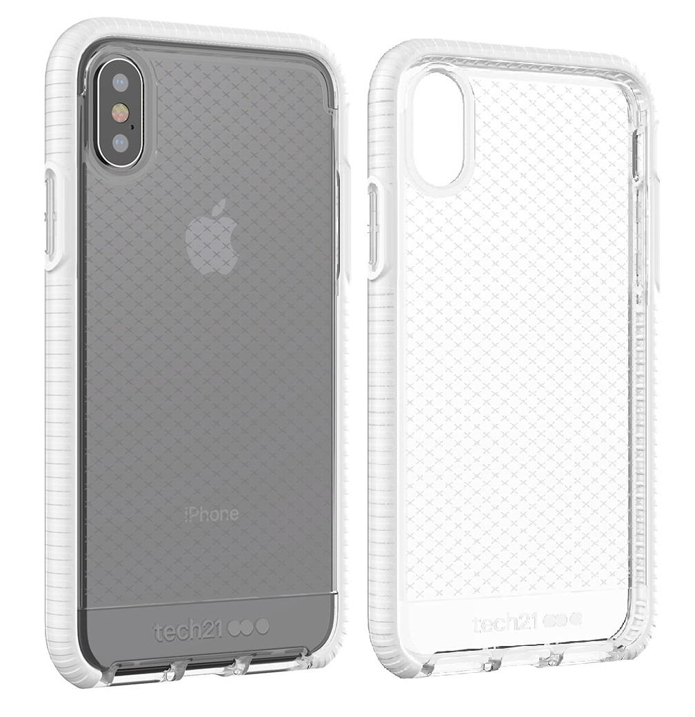 Чехол противоударный Tech21 Evo Check для Iphone X/XS White
