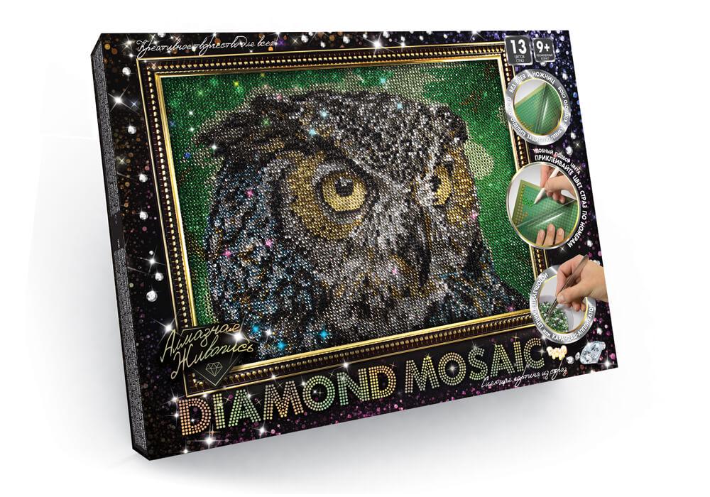 Алмазная мозаика Danko Toys Diamond mosaic Птицы Филин 20х30 см (DM-02-01) Алмазная мозаика Danko Toys Diamond mosaic Птицы Филин 20х30 см (DM-02-01)