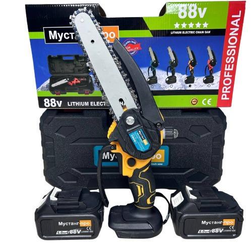 Пила мини Мустанг про цепная 2 аккумулятора 68V 6 mAh (msn) - фото 3 Пила мини Мустанг про цепная 2 аккумулятора 68V 6 mAh (msn) - фото 3