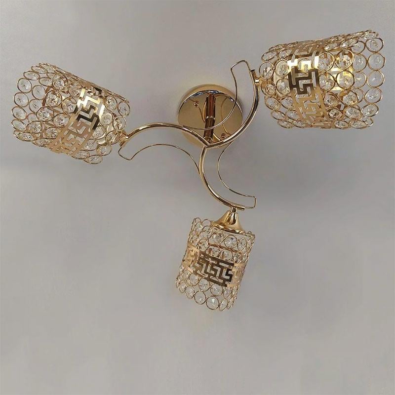 Люстра стельова Light House NM-17176/3 D E27 Золото