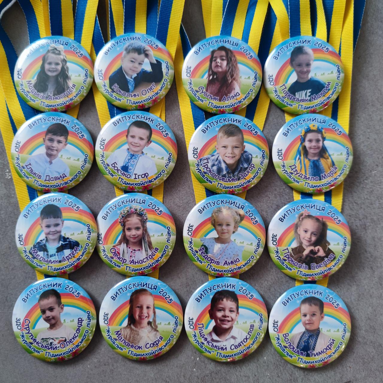 Диплом та медаль для випускника дитячого садка з фотографією (2764491869) - фото 8