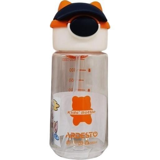 Бутылка для воды Ardesto Bear 550 мл Оранжевый (AR2255BO)