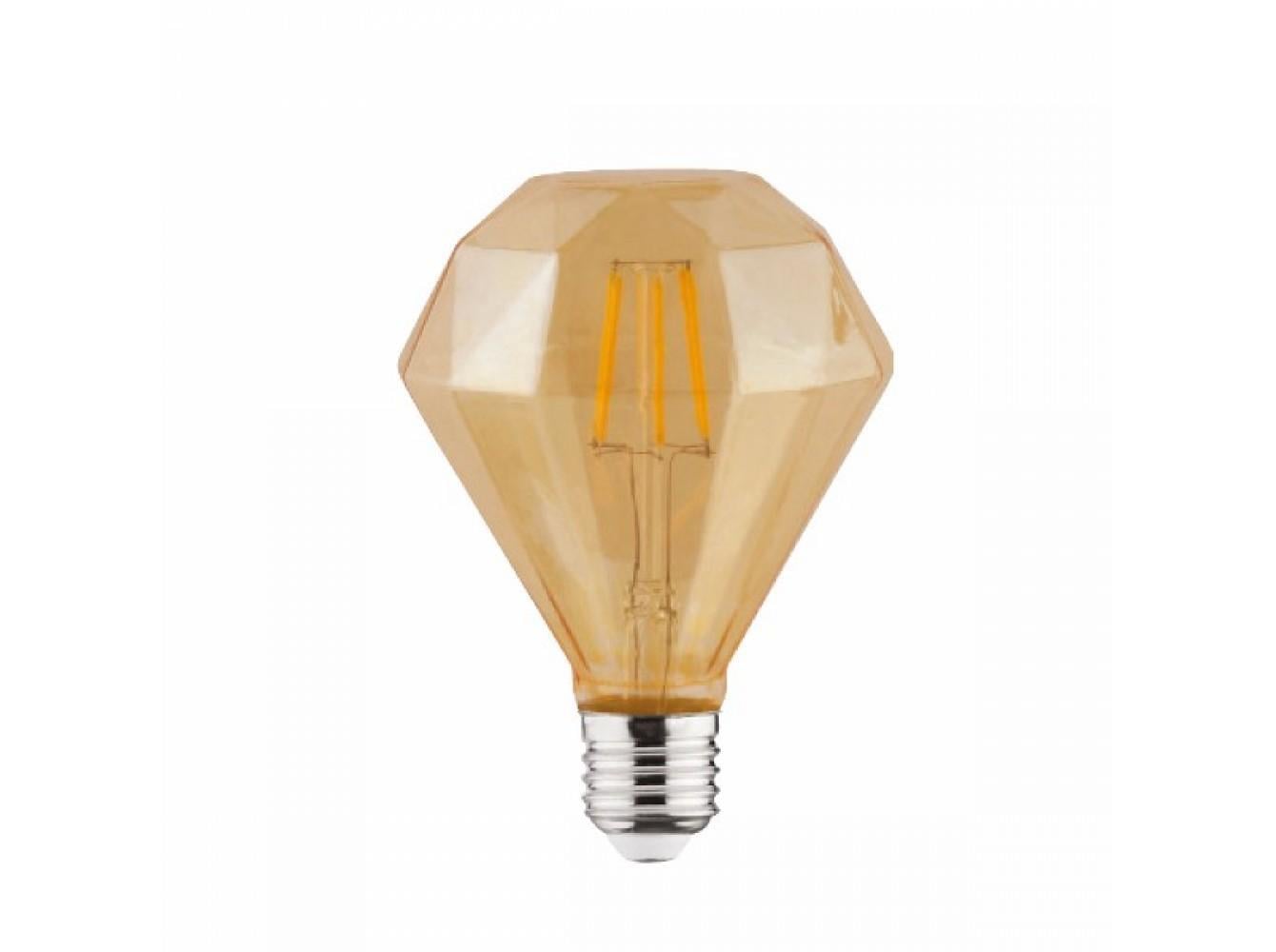 LED-лампа філаментна HOROZ ELECTRIC RUSTIC DIAMOND-4 4W Е27 2200К 360 Lm 220-240V (001-034-0004-010) LED-лампа філаментна HOROZ ELECTRIC RUSTIC DIAMOND-4 4W Е27 2200К 360 Lm 220-240V (001-034-0004-010)
