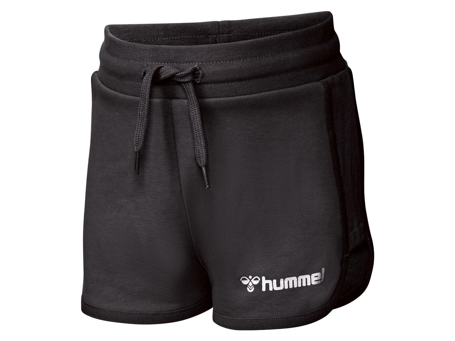 Шорты для девочки Hummel 215916 двунитка 140 см Черный (73739) - фото 1