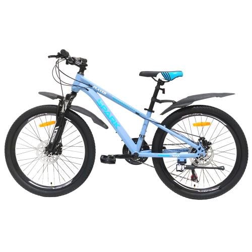 Велосипед Spark PLAYER колеса 24"/сталева рама 12" Блакитний (26351982) - фото 3 Велосипед Spark PLAYER колеса 24"/сталева рама 12" Блакитний (26351982) - фото 3