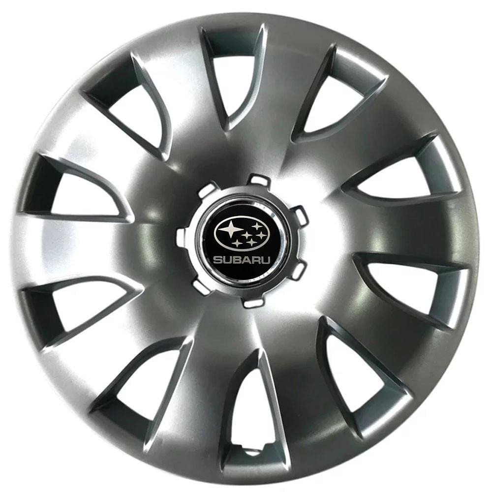 Колпаки SJS с логотипом Subaru 425 R16 4 шт. Серебряный (31006202)