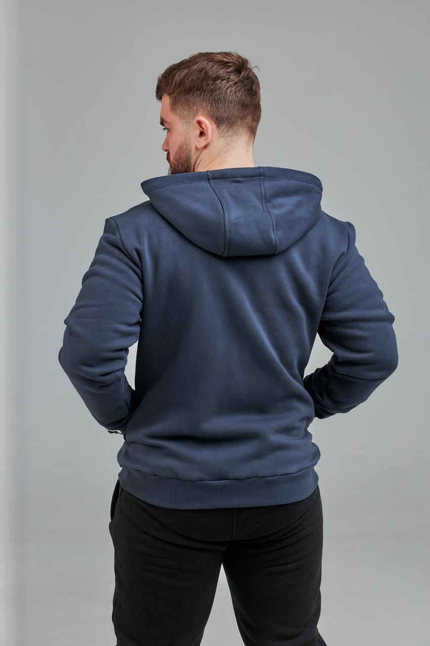 Кофта мужская М0168.4 L Синий (633-1-62) - фото 2 Кофта мужская М0168.4 L Синий (633-1-62) - фото 2