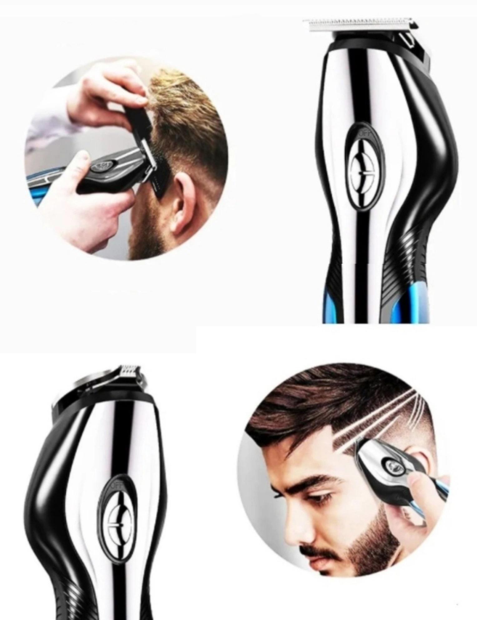 Тример для бороди та волосся Geemy lemex Hair Trimmer 11в1 5 Вт із зарядкою від USB - фото 7