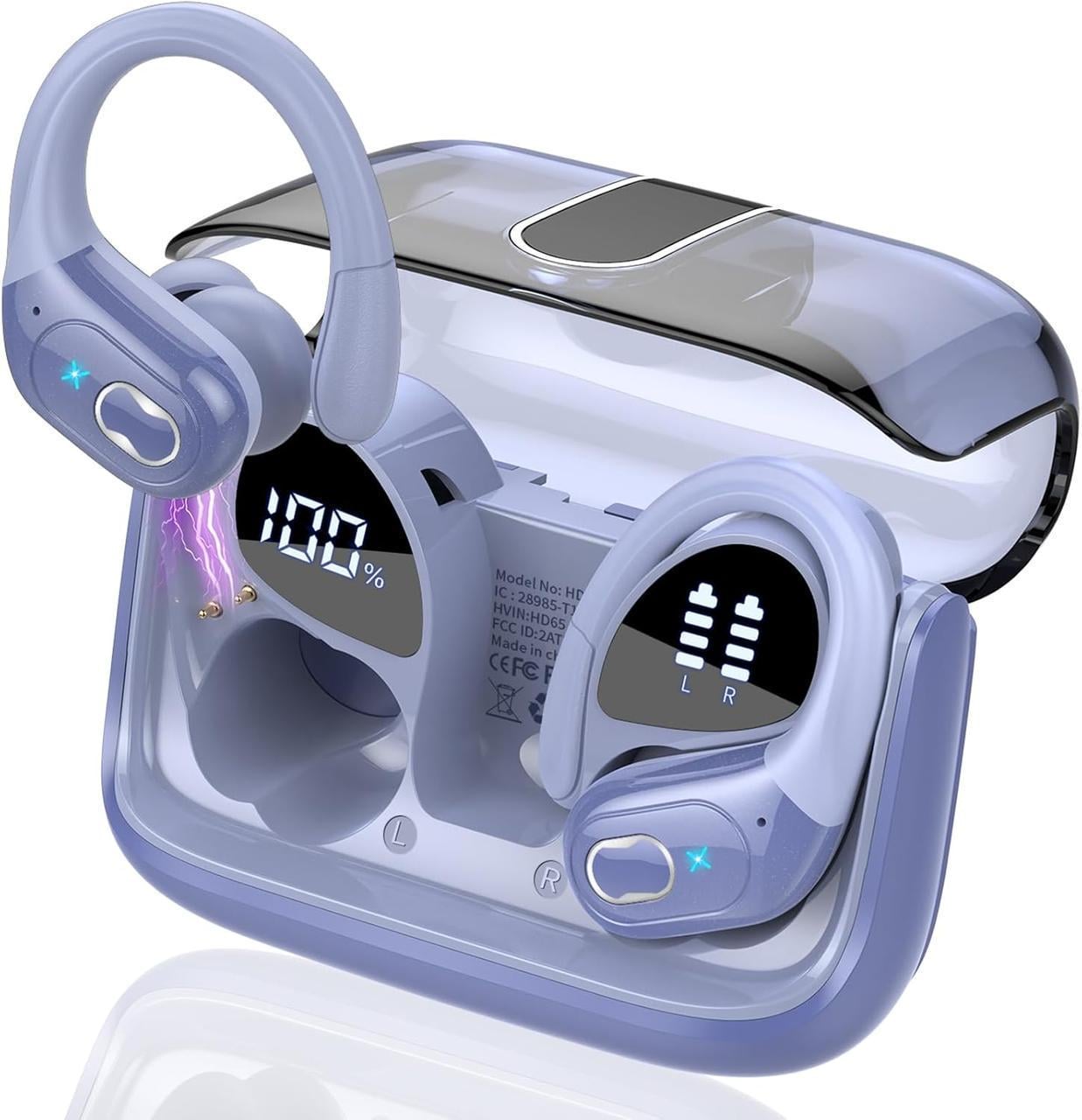 Наушники-переводчики 144 языка Bluetooth 5.4 Фиолетовый Наушники-переводчики 144 языка Bluetooth 5.4 Фиолетовый