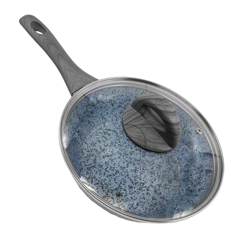 Сковорода лита Besser 10375-20 Granite індикаторне дно з кришкою 20x5,5 см (588627) Сковорода лита Besser 10375-20 Granite індикаторне дно з кришкою 20x5,5 см (588627)