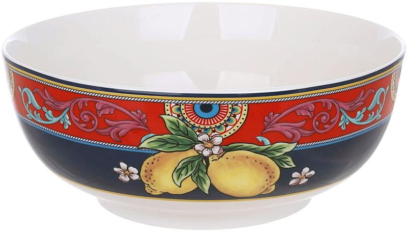 Салатник фарфоровый Sicilia Ornamento 1600 мл Салатник фарфоровый Sicilia Ornamento 1600 мл