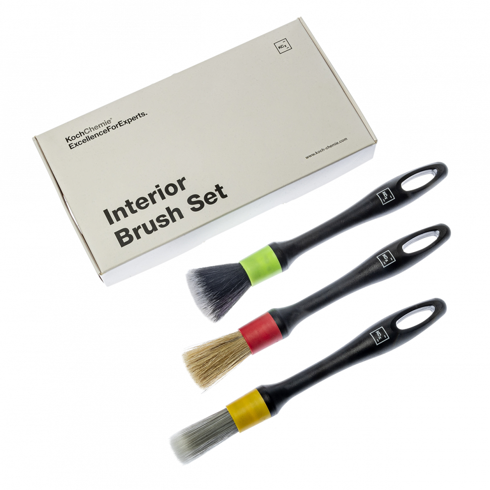 Набор кистей для интерьера Koch-Chemie Brush Set 3 шт.