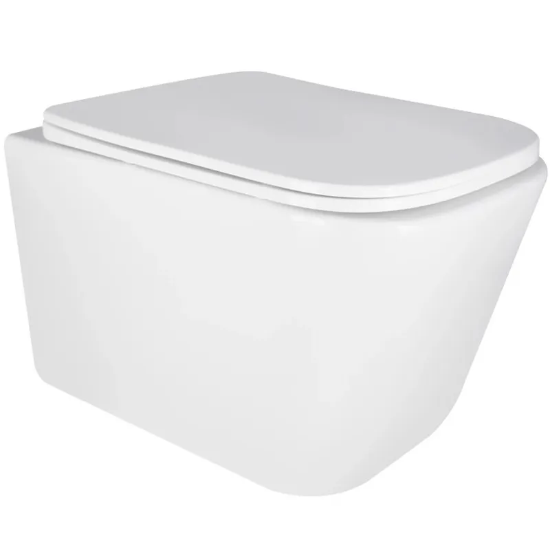 Унитаз подвесной MIXXUS QUADRO-0303-T3 система смыва TORNADO 3.0 485x340x365 мм (MI6702)