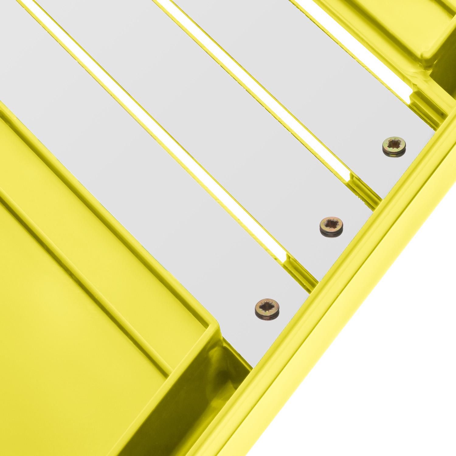 Шинковка для капусты и нарезки овощей/фруктов ручная пластиковая 3 лезвия 16,5х39 см Желтый (86943) - фото 3 Шинковка для капусты и нарезки овощей/фруктов ручная пластиковая 3 лезвия 16,5х39 см Желтый (86943) - фото 3