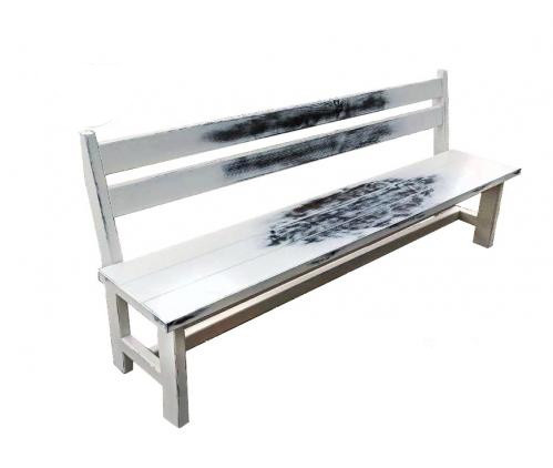 Скамейка Loft Прованс со спинкой 2 м (6156d5b03edc877ba8589e40)