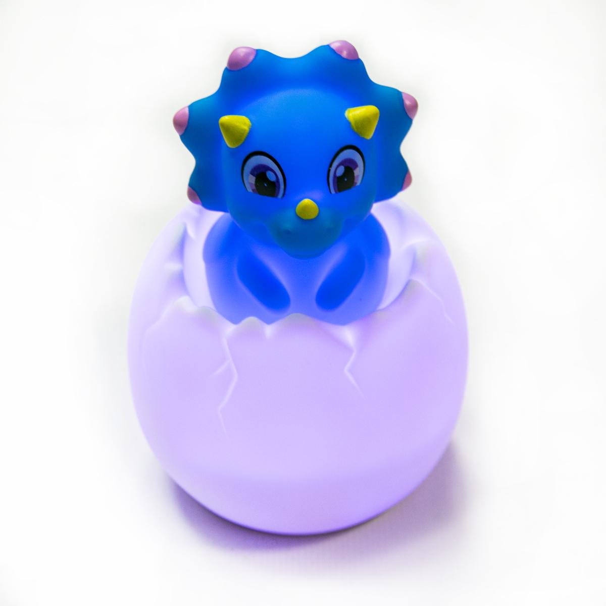 Детский светильник Egg Ball Animal World LED Трицератопс Синий (1008895-Other-11) - фото 1