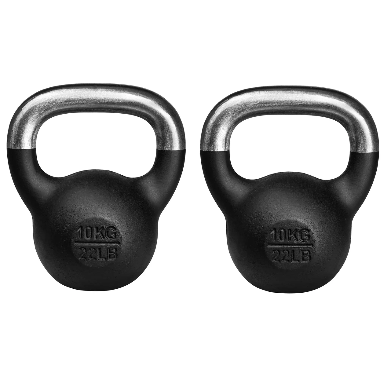 Гиря для фітнесу та кросфіту комплект 10 кг 2 шт. Чорний (2417746765) Гиря для фітнесу та кросфіту комплект 10 кг 2 шт. Чорний (2417746765)