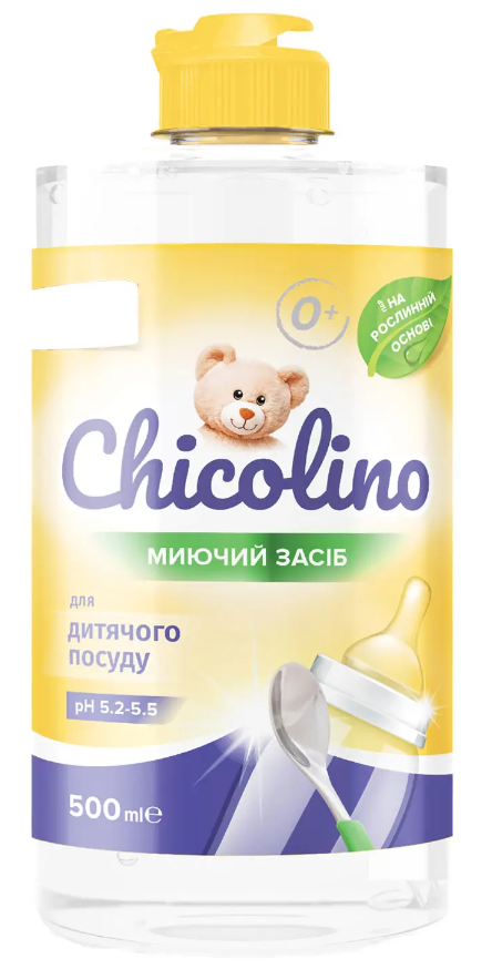 Засіб для миття дитячого посуду Chicolino 500 мл - фото 1