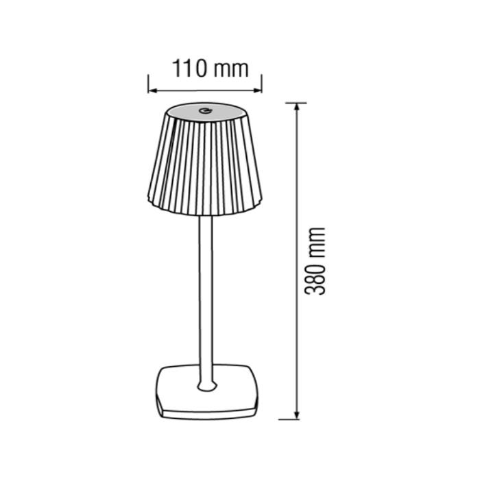 Светильник настольный HOROZ ELECTRIC LED Merida-3CCT 3W 3000K-4500K-6000K Белый - фото 2 Светильник настольный HOROZ ELECTRIC LED Merida-3CCT 3W 3000K-4500K-6000K Белый - фото 2