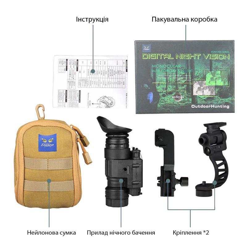 Монокуляр ночного видения Nectronix CL27-0008 для крепления на шлем с DOVETAIL интерфейсом крепления (PVS-14 (101008) - фото 7