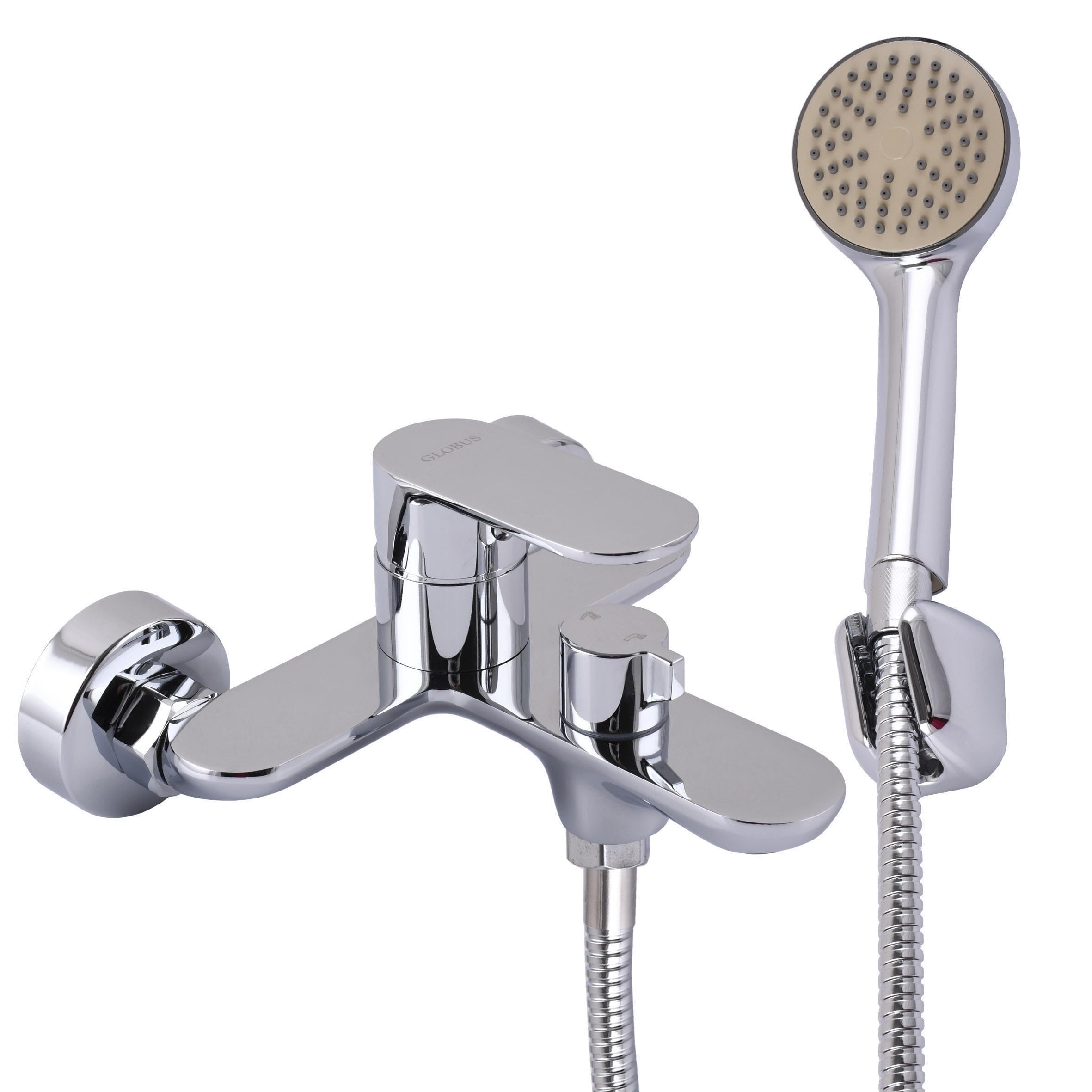 Смеситель для ванны Globus Lux Хром (18439)