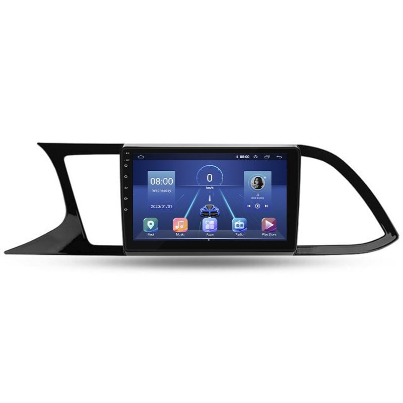 Автомагнитола штатная Lesko Top для SEAT Leon III рестайлинг 2016-2020 г. 4G/Wi-Fi/GPS 4/32 GB 9" (9584-45192)