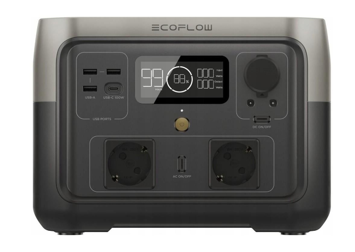 Зарядная станция EcoFlow RIVER 2 Max LiFePO4 500 Вт 512 Вт/ч LiFePO4 EU (24012026_1)