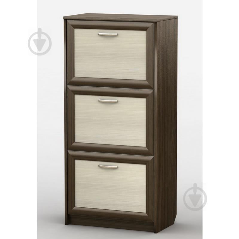 Тумба для обуви Тиса Мебель ТО-113 Венге Молочный