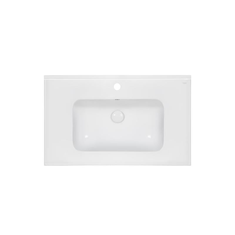 Раковина Qtap Albatross E49 800х490х200 з донним клапаном White (QT01119080E49W)