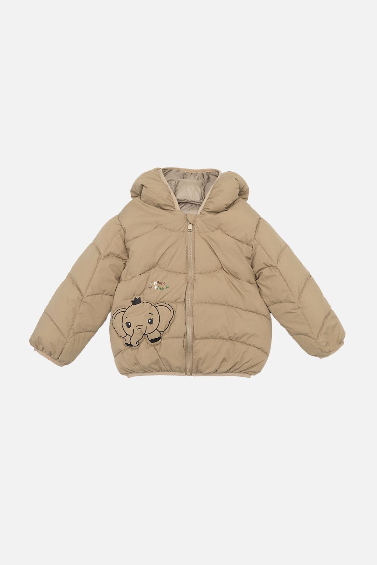 Куртка для девочки ЦБ-00266668 86 см Бежевый (28437012) Куртка для девочки ЦБ-00266668 86 см Бежевый (28437012)