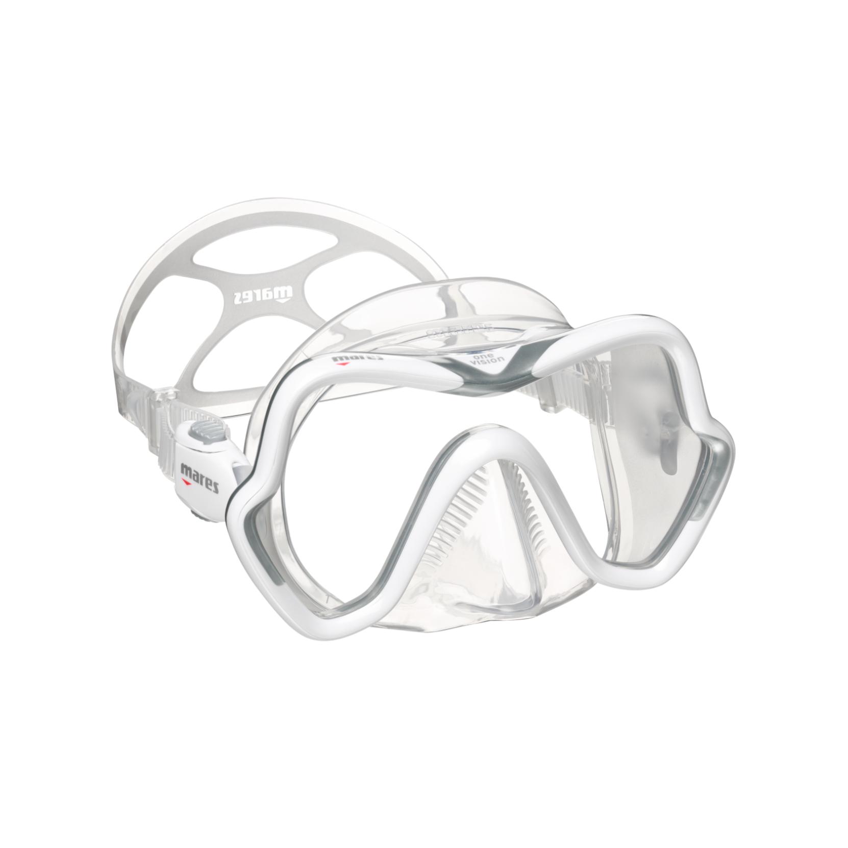 Маска для дайвинга Mares One Vision Серебрянный (411046.BXWSICL)