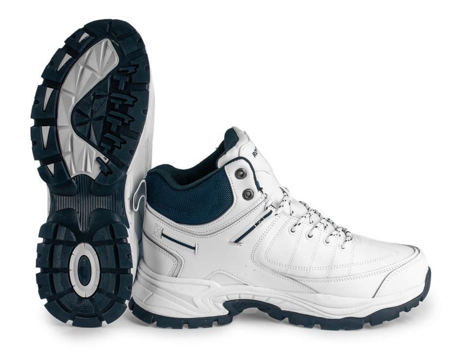 Кросівки чоловічі Royyna 7244001 високі з натуральної шкіри р. 44 Білий (22782) - фото 2 Кросівки чоловічі Royyna 7244001 високі з натуральної шкіри р. 44 Білий (22782) - фото 2