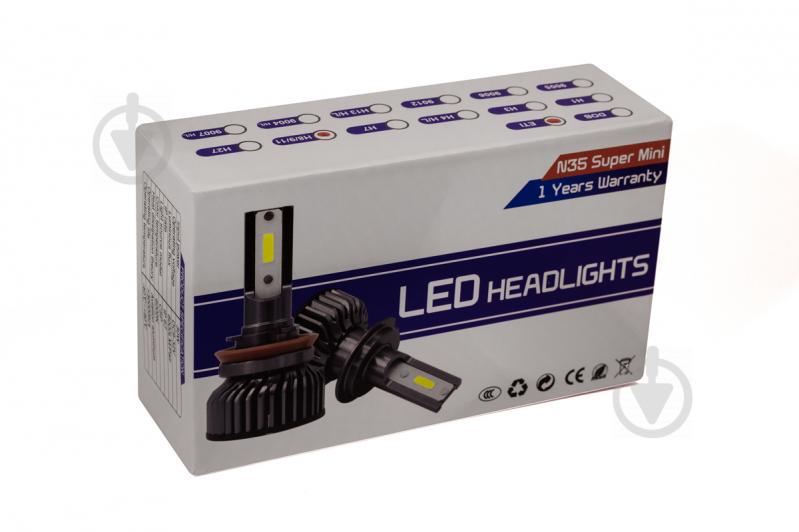 Комплект LED ламп HeadLight T18 HB4 (P22d) 30W 9-32V 6000K - фото 2