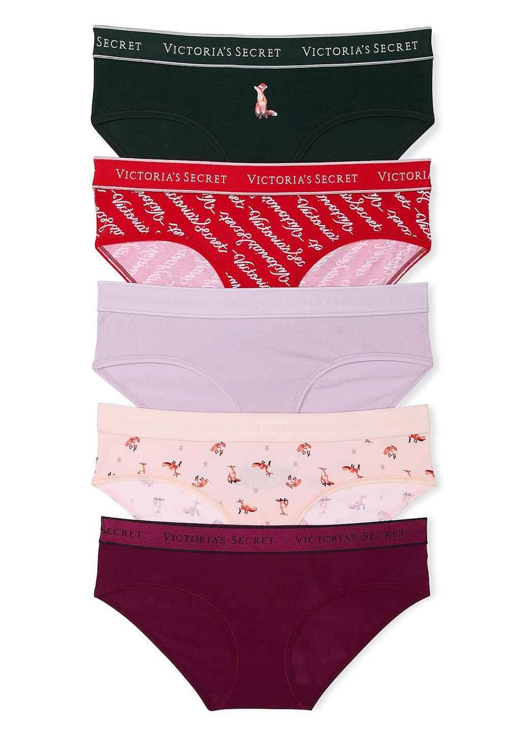 Набор трусиков для женщин Victoria's Secret M 5 шт. Разноцветный (1440000420931QD7M)