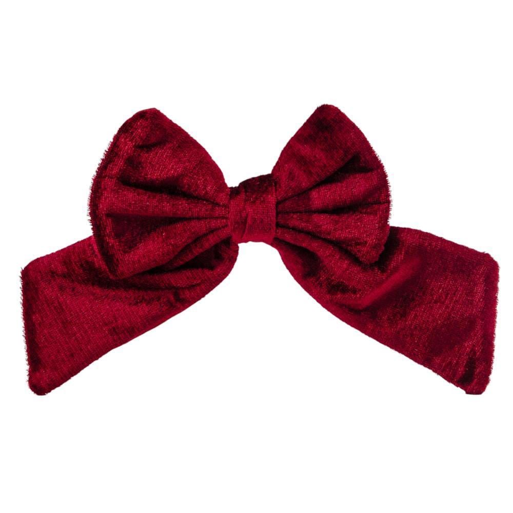 Набор бантов 2 шт. 18 см Красный бархат (9245-016) Набор бантов 2 шт. 18 см Красный бархат (9245-016)