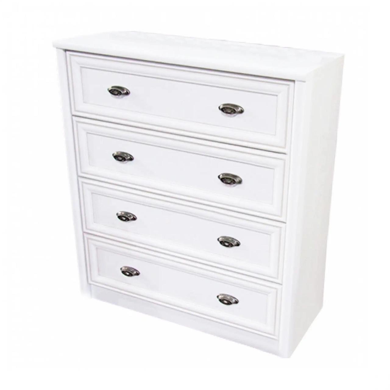 Комод в спальню Гербор Салерно KOM4S Белый (GRB-1148)