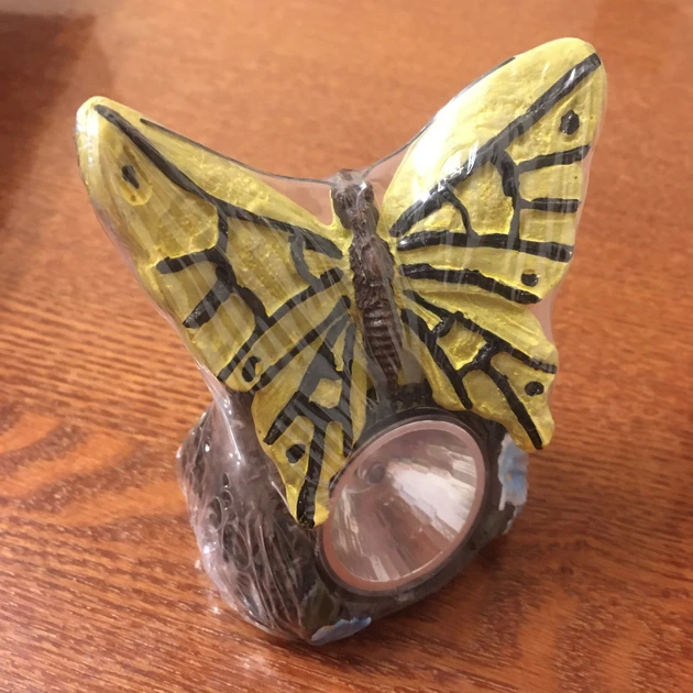 Садовый светильник Lemanso на солнечной керамической батарее 6500К с выключателем желтый Бабочка IP44 (CAB124) - фото 3 Садовый светильник Lemanso на солнечной керамической батарее 6500К с выключателем желтый Бабочка IP44 (CAB124) - фото 3