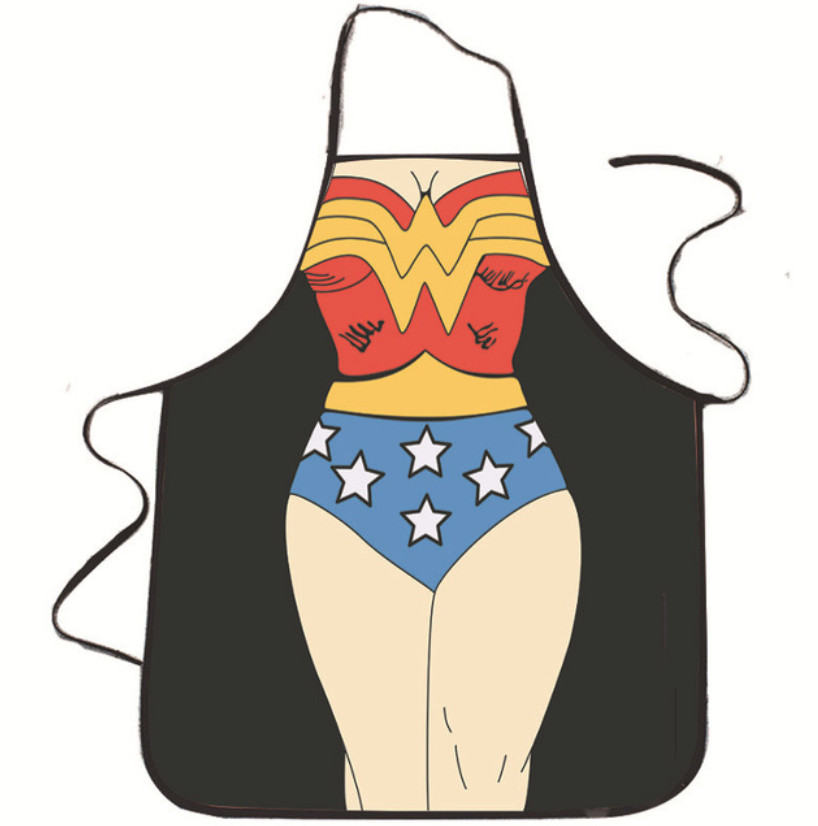 Фартук с приколом Леди со звездочками 5577 71х54,5х0,2 см (4228440)