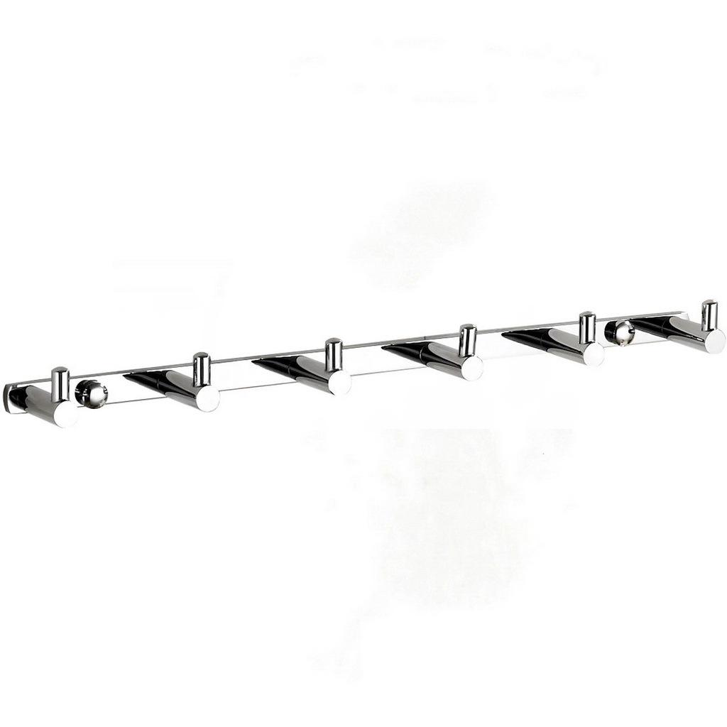 Планка з гачками для рушників Mexen MEX-709166-00 шестерний Хром (194596)