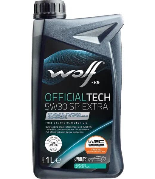 Моторное масло WOLF OfficialTech C3 SP Extra 5W-30 1 л (1049358)