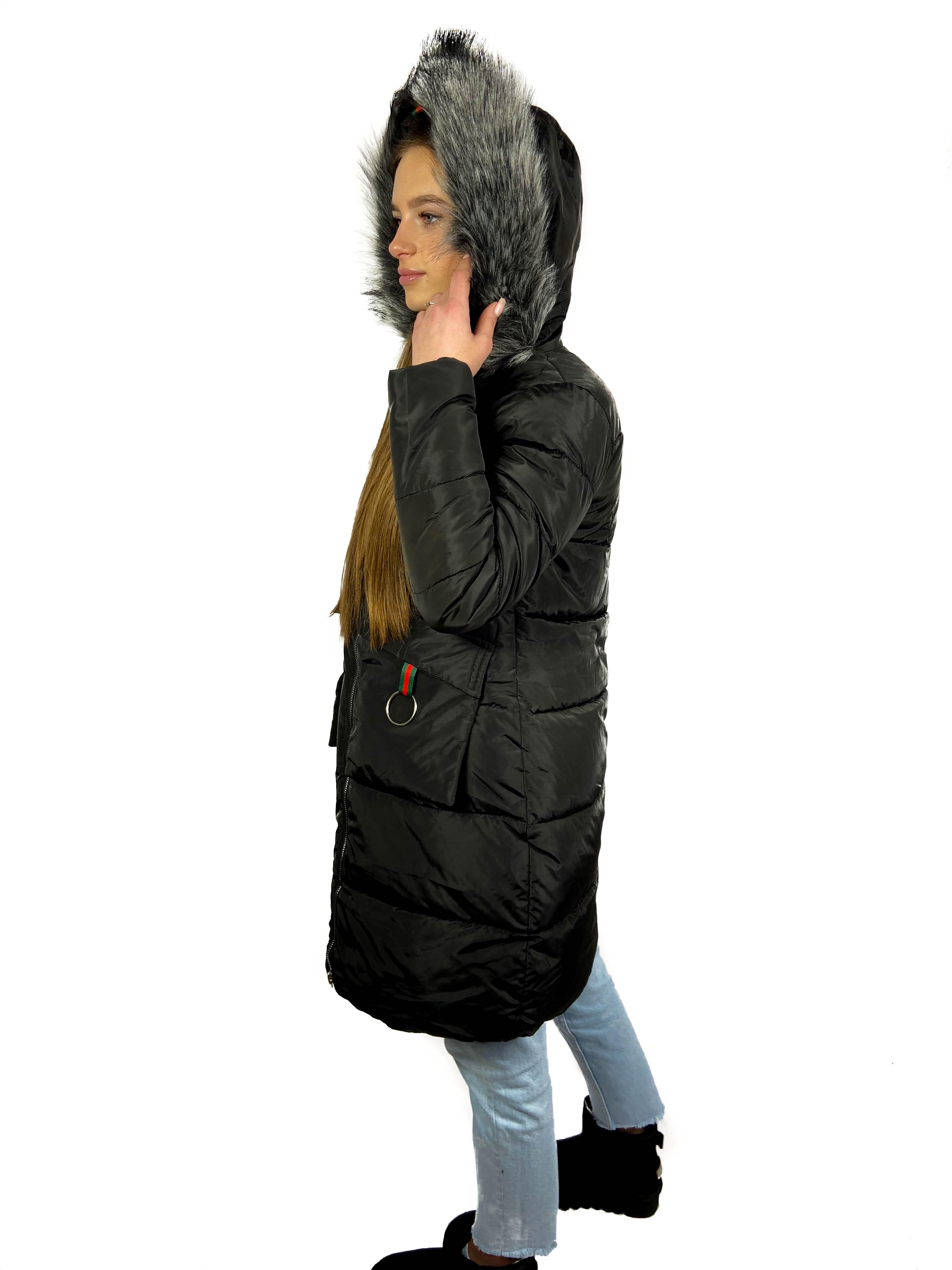 Парка жіноча MIAOJIE M Чорний (DT733) - фото 3 Парка жіноча MIAOJIE M Чорний (DT733) - фото 3