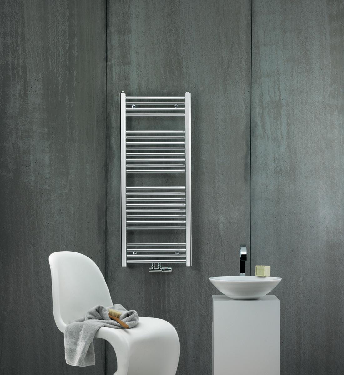 Полотенцесушитель дизайнерский Zehnder Aura 1856х600 Хром - фото 2 Полотенцесушитель дизайнерский Zehnder Aura 1856х600 Хром - фото 2