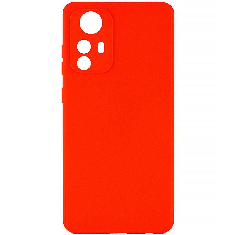 Протиударний силіконовий чохол Candy Full Camera для Xiaomi Redmi Note 12S Яскраво-червоний
